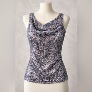 ✨ Michael Kors Sequin Cowl Neck Top – Size Small ✨